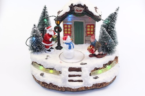 Spieluhr weihnachtsszene mit - spieluhr,