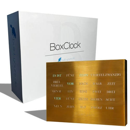 Boxclock edelstahl gold die - boxclock,