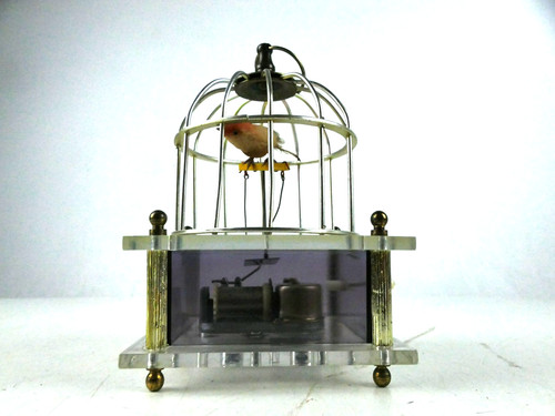 Spieluhr mit vogelkäfig - vogelkäfig, und