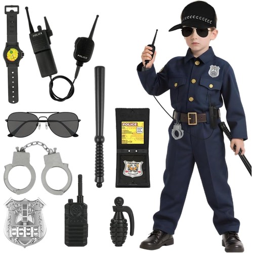 Kinder polizeikostüm set - kinder,