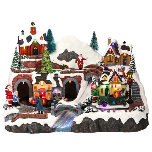 Spieluhr winterszene - -,