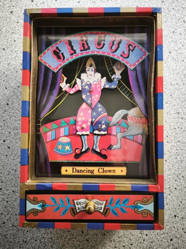 Spieluhr dancing clown - spieluhr, (1980er