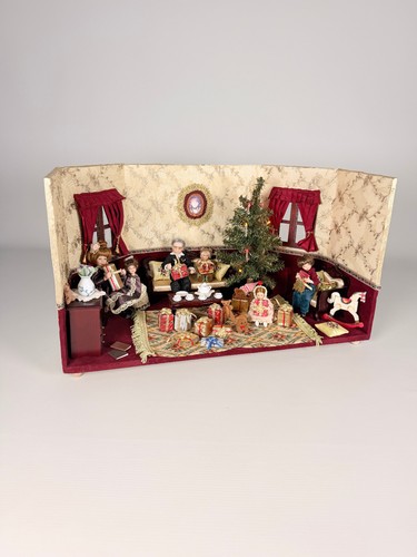 Puppenhaus weihnachtszimmer - puppenhaus,