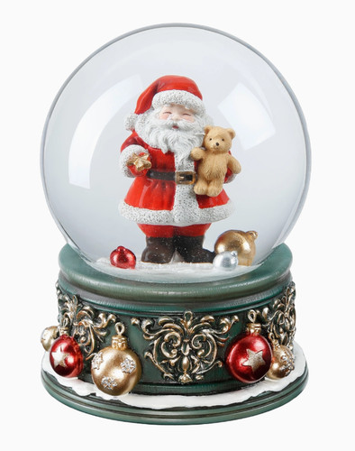 Schneekugel weihnachtsmann mit - schneekugel,