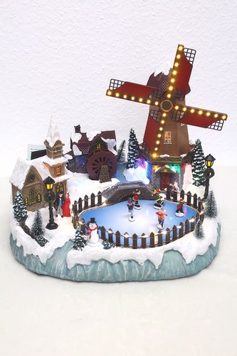 Spieluhr weihnachtsdorf mit - weihnachtsdorf,