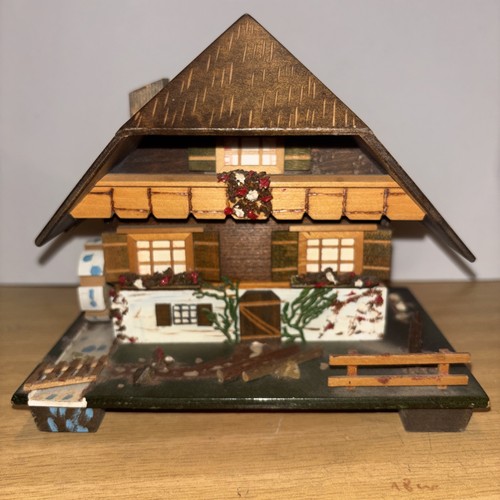 Spieluhr holz schwarzwaldhaus - spieluhr,